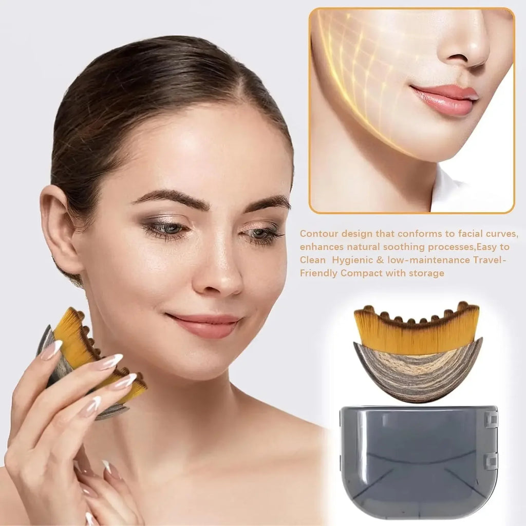 Lymphatic Contour Face Brush,Chin &Jawlin