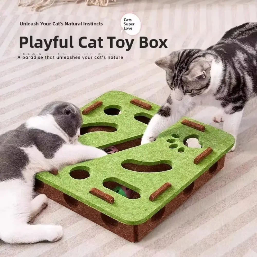 Cat Scratching Posts For Indoor Cat Puzzle Toy