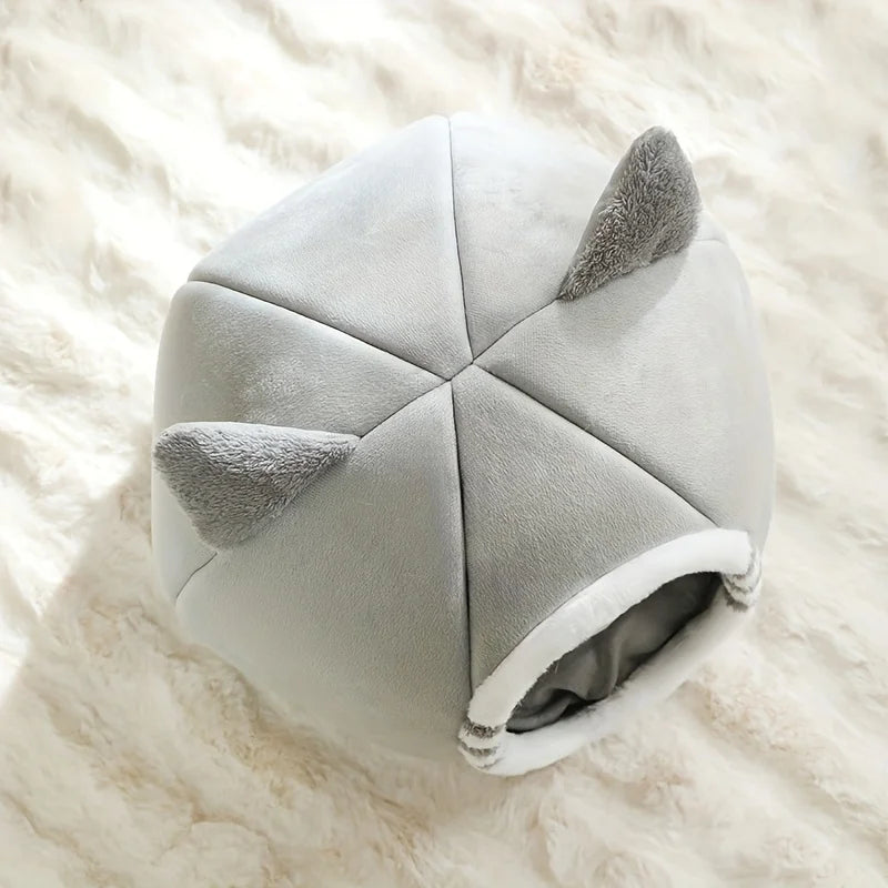 Deep Sleeping Cat Bed Cave Nest With