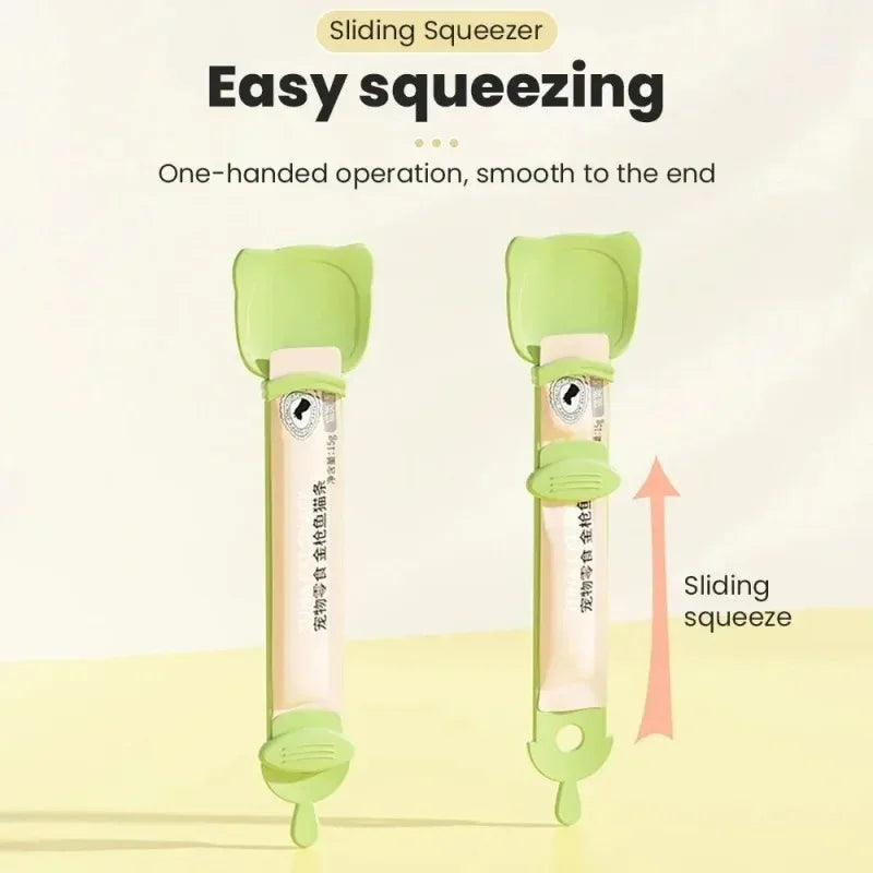 1/3PCS Cat Strip Feeder Spoon Long