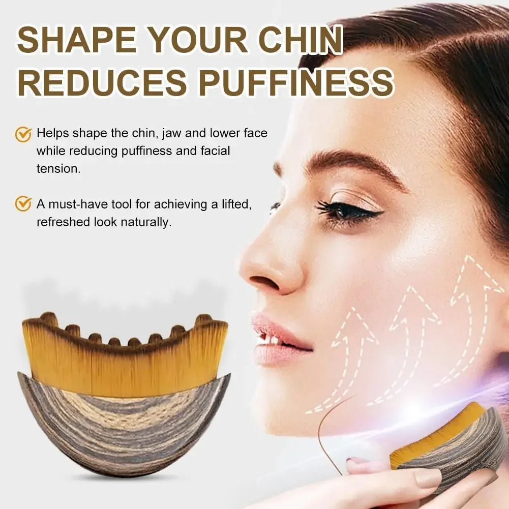 Lymphatic Contour Face Brush,Chin &Jawlin