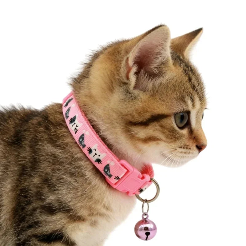 1-3pcs Bell Cat Collar Cartoon Collar
