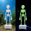 3D Printed Dancing Skeleton Aquarium Bubbler Home Decor Skeleton Fish Tank Decor Air Driven Moving Skeleton Halloween Ornament