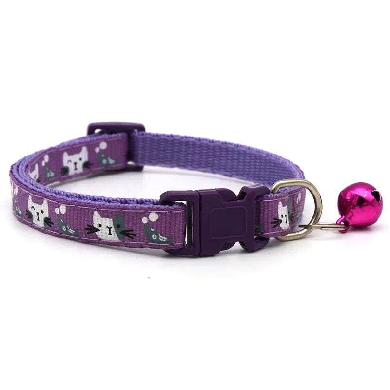 1-3pcs Bell Cat Collar Cartoon Collar