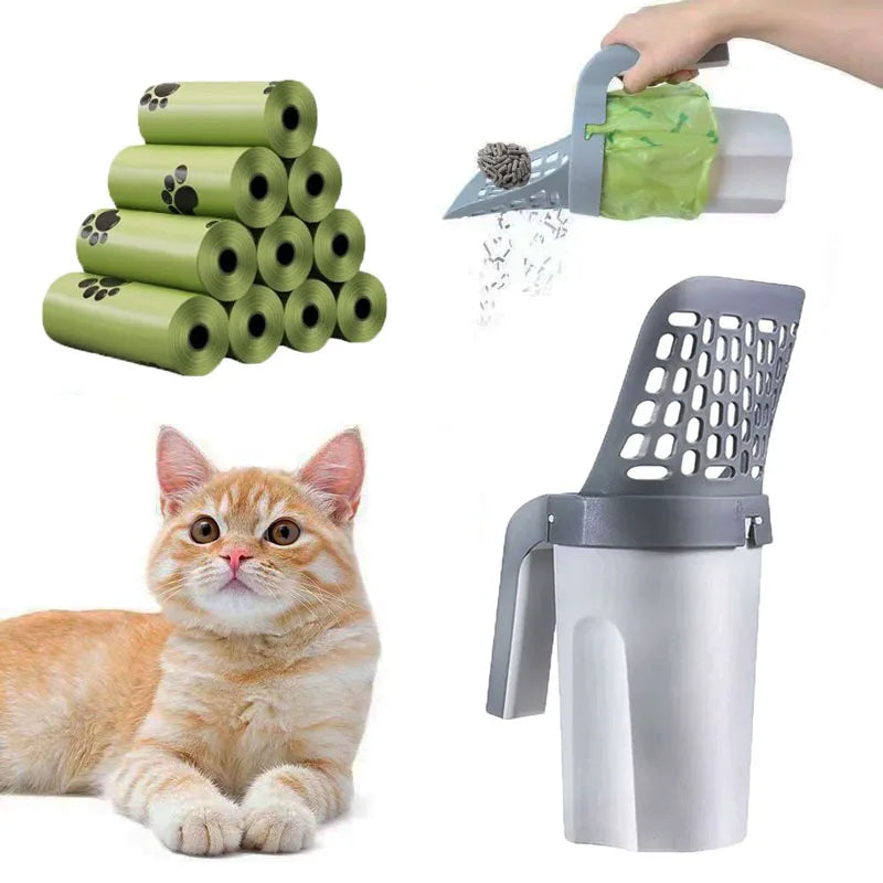 Cat Litter Shovel Scoop One-Piece Filter