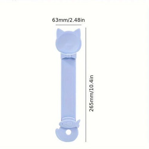 1/3PCS Cat Strip Feeder Spoon Long